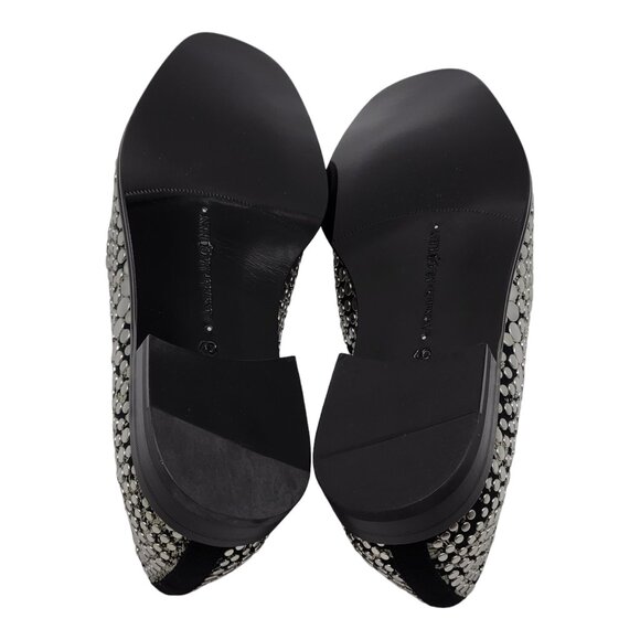 Alexander McQueen Silver Studded Loafers 40 (7US) - Picture 7 of 8
